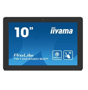 מסך מחשב לוח מגע אנדרואיד 10.1 אינץ' יאמה IIYAMA TW1023ASC-B2P ProLite 10.1 Inch PCAP 10pt Touch Android PoE